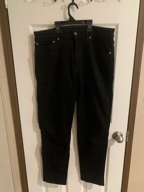 American Eagle Outfitters Men's Black Slim Straight Jeans